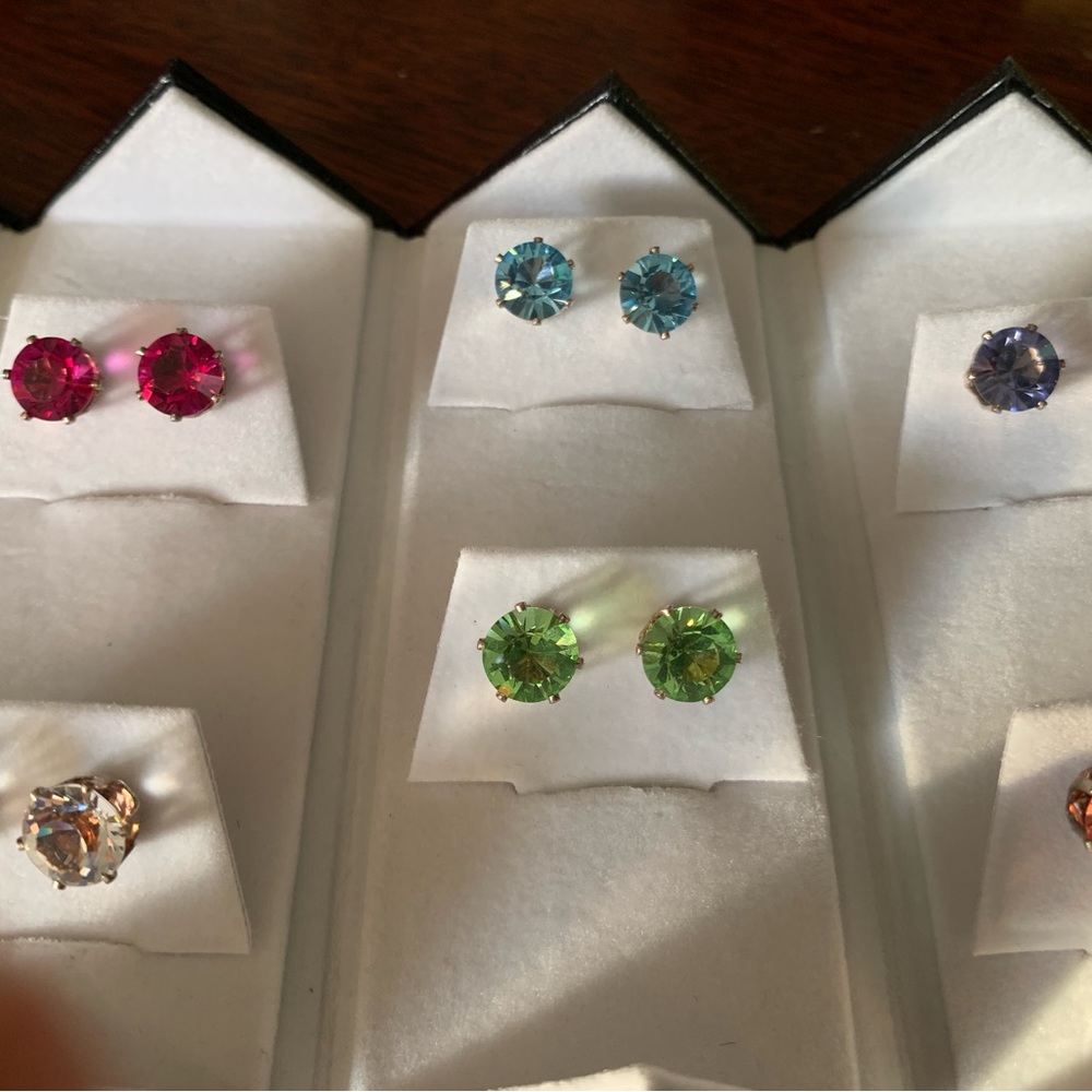 Swarovski Crystal Earring Set - Picture 5 of 12